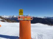 Ausschilderung auf den Pisten
